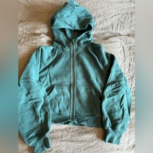Lululemon Scuba Full Zip Hoodie M/L Teal